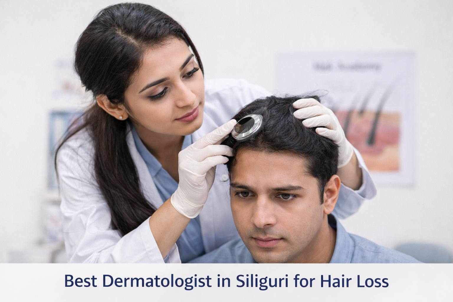 PRP hair treatment by dermatologist in Siliguri